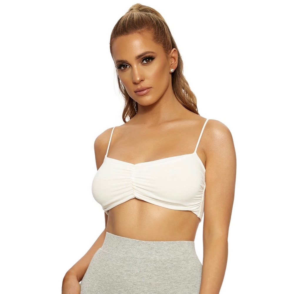 The NW Ruched Crop Top
